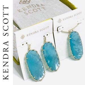 Kendra Scott Aqua Illusion Macrame Set